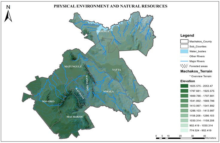 Machakos Map